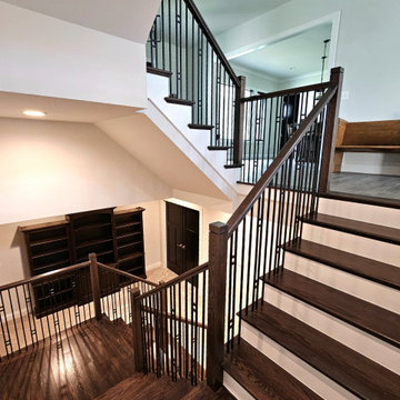 Project #109 | U-Shaped Stairs in Countryside Retreat