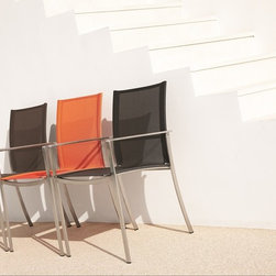VIGO STACKING CHAIR - Garden Dining Chairs