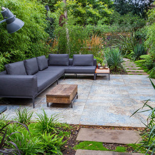 Ideas para patios | Diseños de patios con adoquines de hormigón en