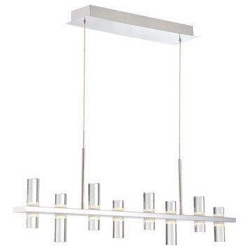 8-Light Contemporary Large Chandeliers by Eurofase