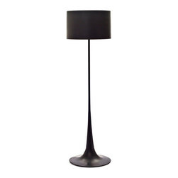 Mod Silk Floor Lamp-Black - Products