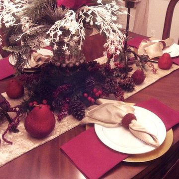 Christmas Dining Room Table