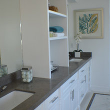 Bathroom soapstone counter