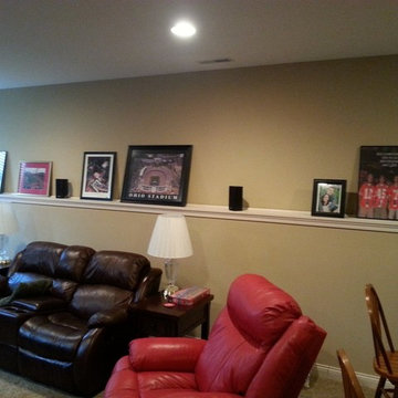 Ohio State room Before and After