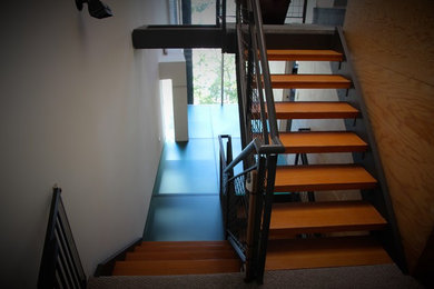 This is an example of a contemporary staircase in San Diego.