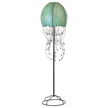 Jellyfish Floor Lamp, Sea Blue