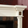 Weatherford Convertible Gel Fireplace, Ivory