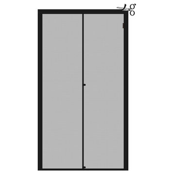 Adjustable Magnetic Screen Door Fit Doors, Fits Door Size 34" - 38"