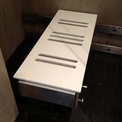 Corian Mobile Shower Bench - Shower Benches & Seats