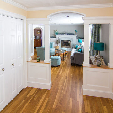 Foyer, Living Room, & Dining Room Renovation - Auburn, MA