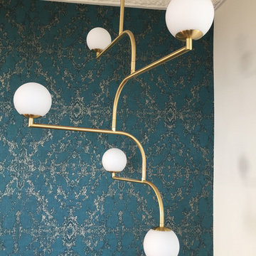 Décoration d'un séjour-cuisine à Lausanne