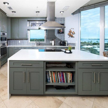 Orange Beach Penthouse Condo Kitchen Large Island