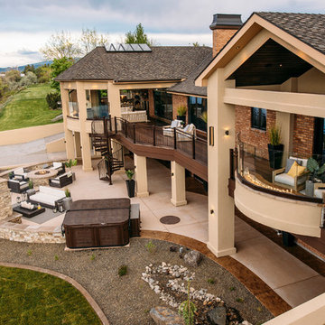 Dream Deck -- Envision Distinction Rustic Walnut composite deck