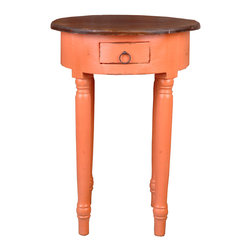 Sunset Trading Cottage Round Accent Table - Side Tables And End Tables