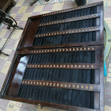 Folding Clocking-in time card holder