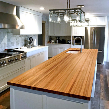 Ash Edge Grain Butcher Block Countertop