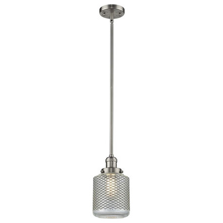 Innovations 1-LT Stanton 6" Mini Pendant - Brushed Satin Nickel