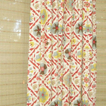 Custom-made drapery panels