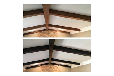 Re-stain (beams)