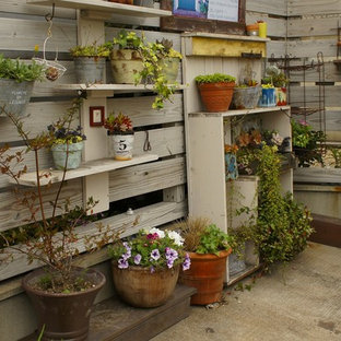 マンションのエントランスをナチュラルガーデンに