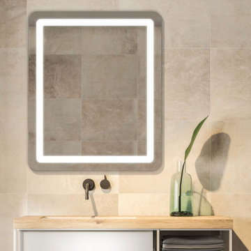 Allegro Rounded Rectangle Lighted Mirror