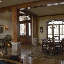 love the flooring and wooden beams