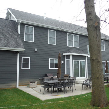 Iron Grey Lap & Shingle Siding in Olivette