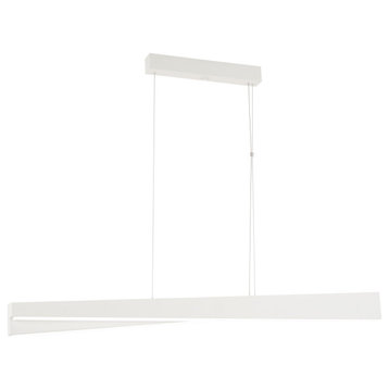 Kovacs P1155-655-L So Inclined 49"W Integrated LED Linear - Sand White