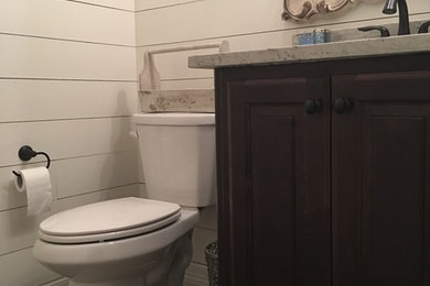Powder Room Redesign - Builder Grade to One of a Kind!