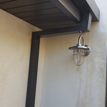 Cladding-Soffits, Fascia, Beams. Box Gutter "Tall" Glendale Ca.