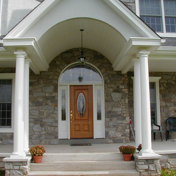 Barrel vault front entry