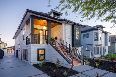 Example of a minimalist exterior home design in San Francisco