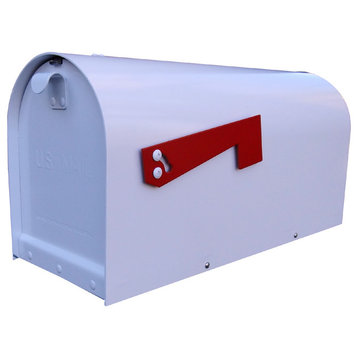 Titan Aluminum Curbside Mailbox, White