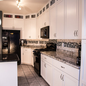 White Kitchen with Black Granite in Belcamp, MD