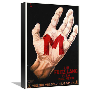 "M by Fritz Lang" Stretched Canvas Giclee by Hollywood Photo Archive, 11x16"