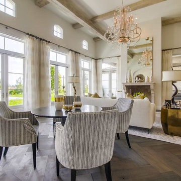 Luxury Living Room in a Rancho Santa Fe Estate Home with Exceptional Lifestyle