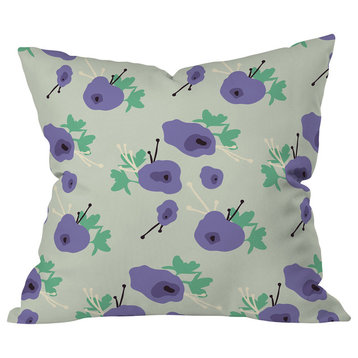Morgan Kendall Very Violet Outdoor Throw Pillow, Small