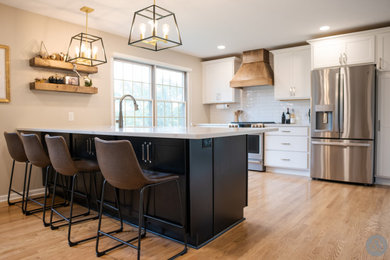 Inspiration for a contemporary kitchen remodel in Other