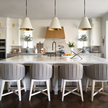 Eclectically Inspired Transitional Kitchen