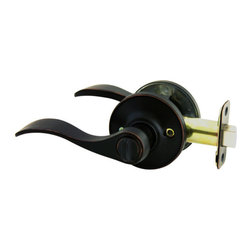 Cosmas - Cosmas 80 Series Privacy Door Lever, Oil Rubbed Bronze - Door Levers