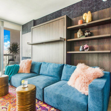 ICON Brickell Airbnb Studio Living Room