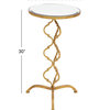 Glam Gold Metal Accent Table 67052