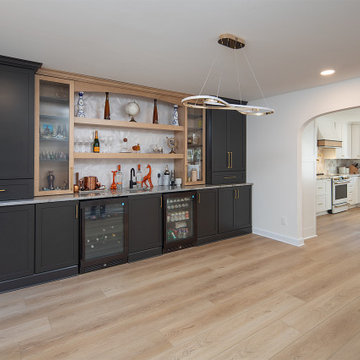 Transitional Kitchen & Bar Design Charlotte, NC