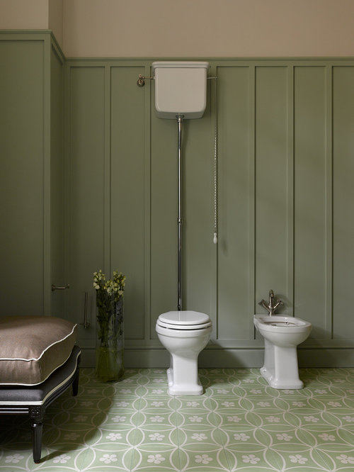 Klassische Gästetoilette & Gäste-WC mit Bidet: Ideen für Gästebad- und