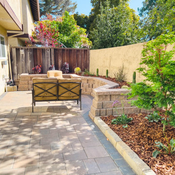 Backyard Remodel (Pavers, Mulch, Shrubs, Planter Bed, Edger)
