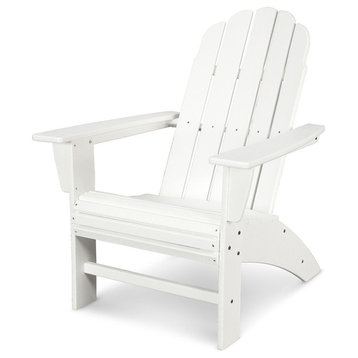 Vineyard Curveback Adirondack Chair, White
