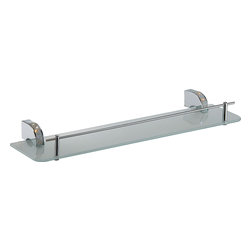 Secret Bath - Cecilia Swarovski Crystals Bathroom Glass Shelf With Railing. Bathroom shelf - Bathroom Shelves