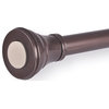 Utopia Alley Adjustable 72-Inch Shower Curtain Tension Rod, Oil Rubbed Bronze