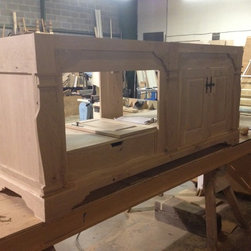Rustic White Oak Vanity - Bathroom Vanities And Sink Consoles