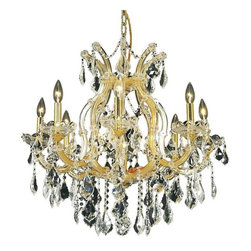 Elegant Lighting - Elegant Lighting 2800D26G/SA Chandelier Maria Theresa - Chandeliers